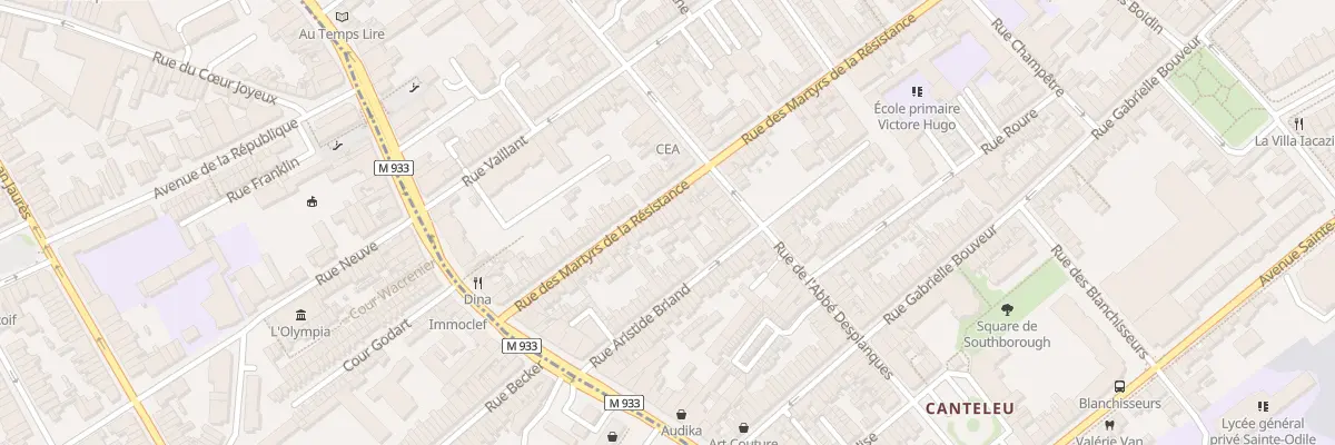 Plan du 44B Rue des Martyrs de la Resistan à Lambersart