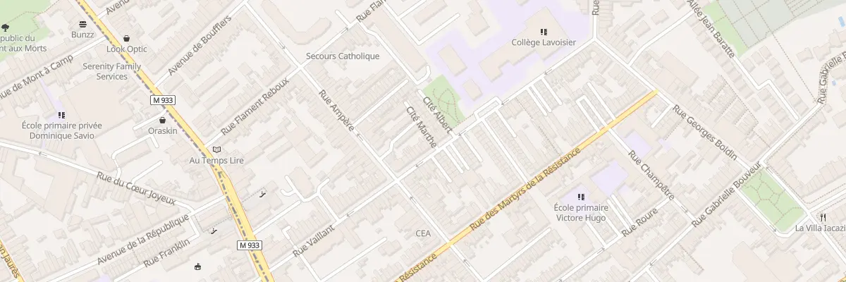 Plan du 53 Rue Vaillant à Lambersart