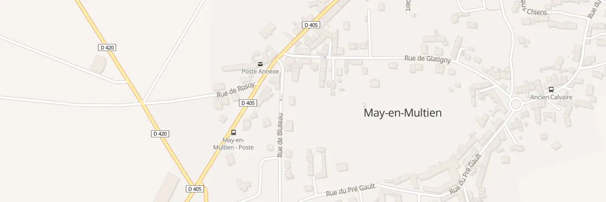 Plan du 7 Rue de Bluteau à May-en-Multien