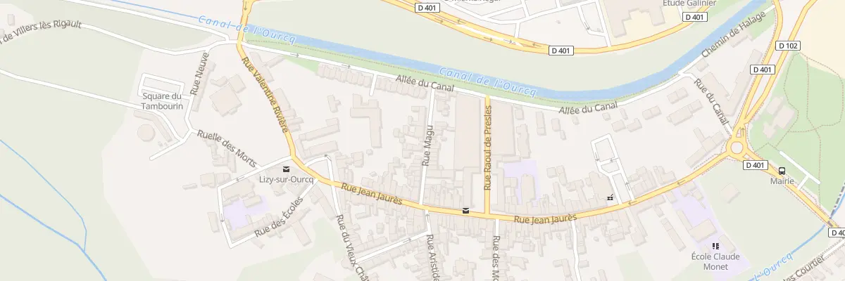 Plan du 19 Rue Magu à Lizy-sur-Ourcq