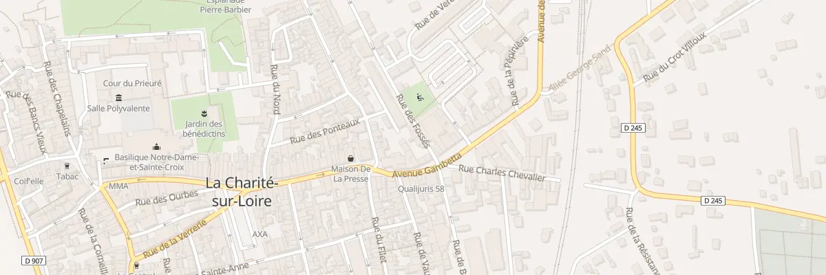 Plan du 3 Rue des Fossés à La Charité-sur-Loire