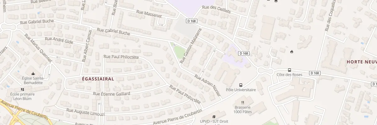 Plan du 4 Rue Gaston Malaterre à Narbonne