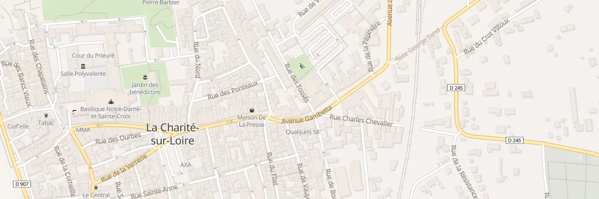 Plan du 1 Rue des Fossés à La Charité-sur-Loire