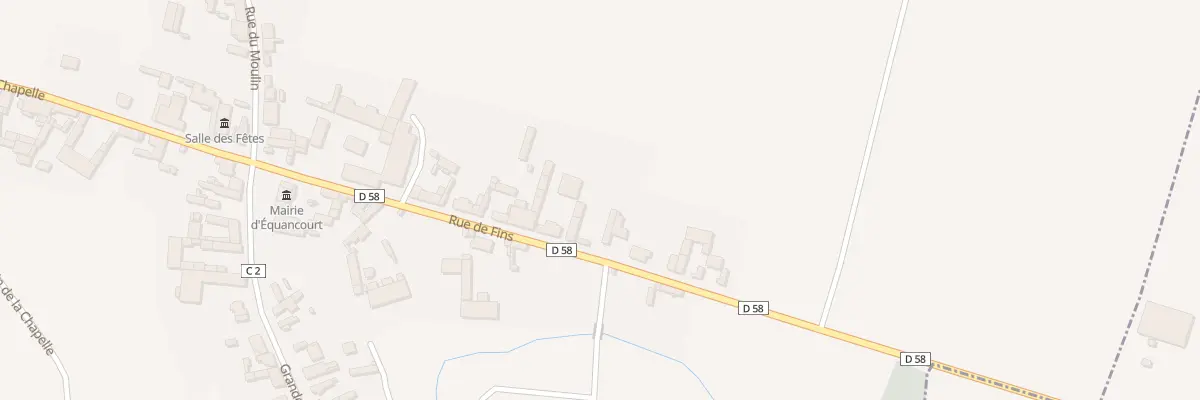 Plan du 15 Rue de Fins à Équancourt
