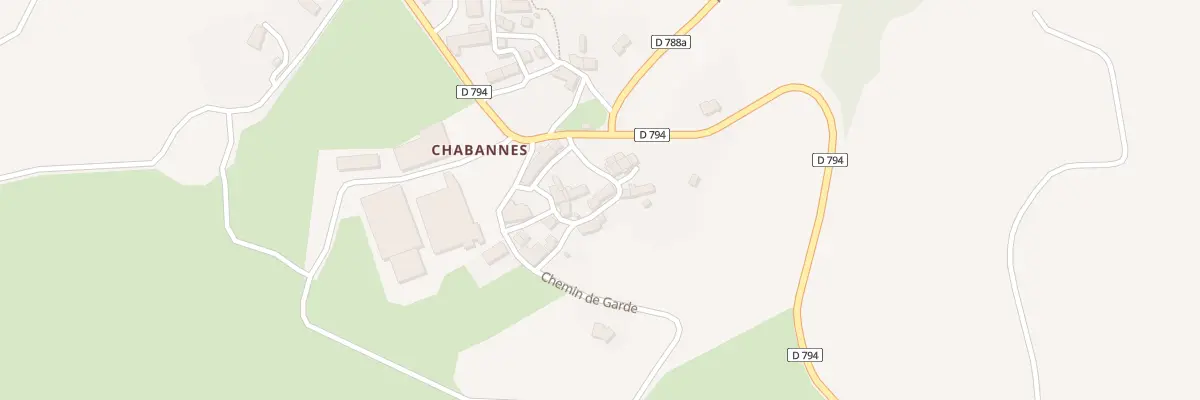 Plan du 76 Rue de Chareyroux Chabannes à Cournols