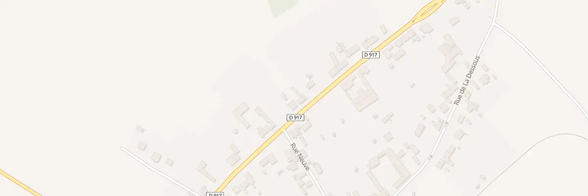 Plan du 50 Rte Nationale à Nurlu