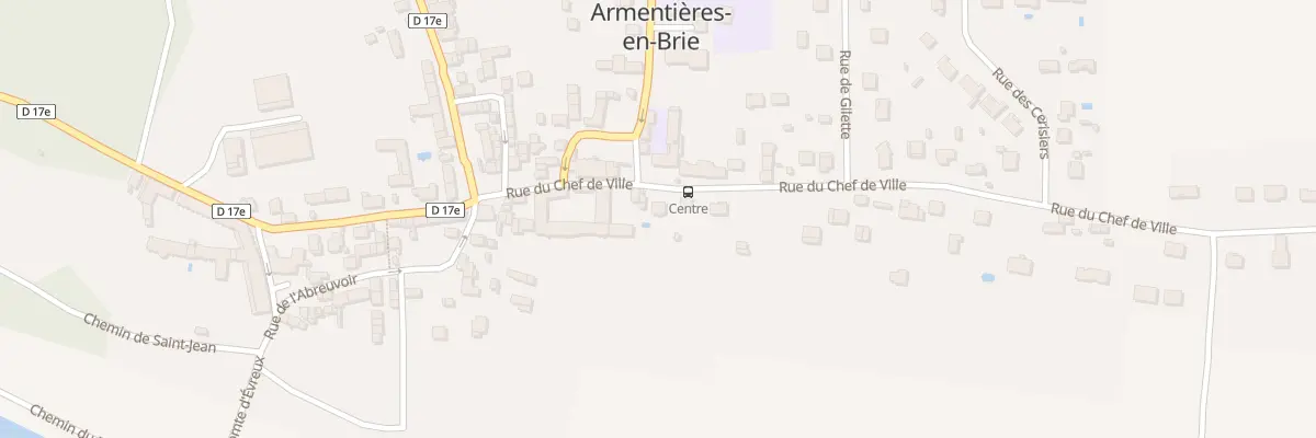 Plan du 14 Rue du Chef-de-ville à Armentières-en-Brie