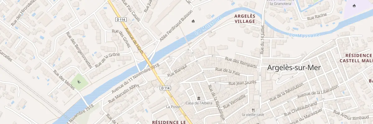 Plan du 10 Rue Blanqui à Argelès-sur-Mer