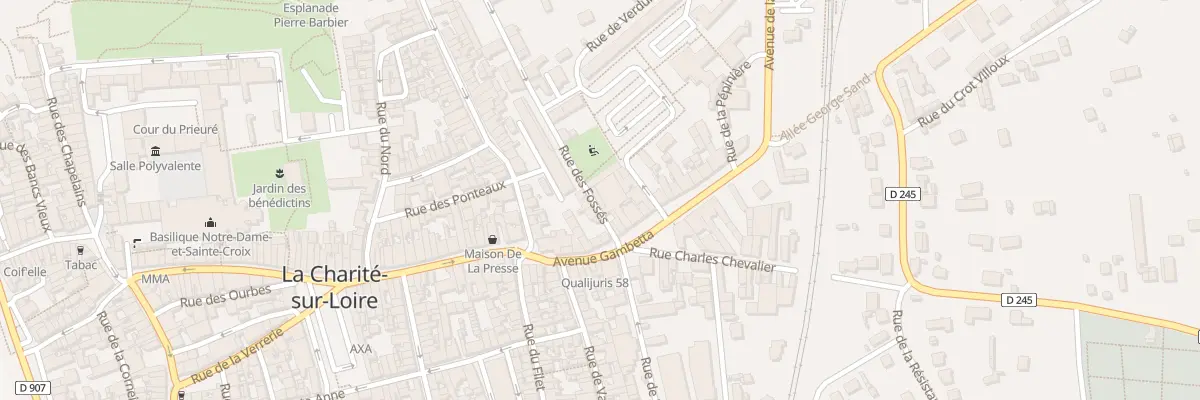 Plan du 6A Rue des Fossés à La Charité-sur-Loire