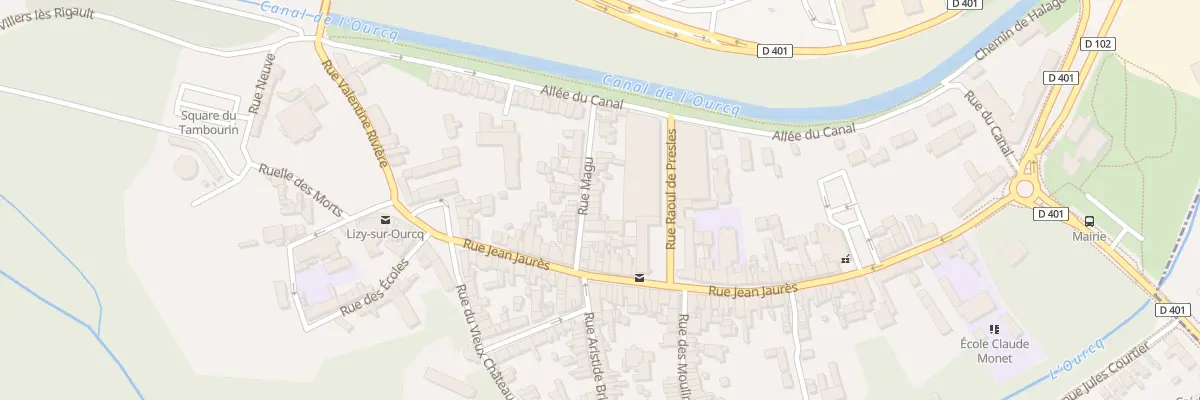 Plan du 16 Rue Magu à Lizy-sur-Ourcq
