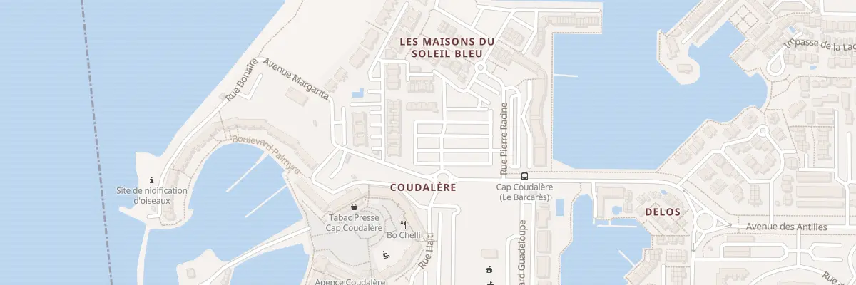 Plan du 2 Bd Guadeloupe au Barcarès