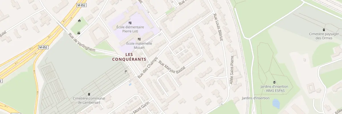 Plan du 5 Rue Maryse Bastié à Lambersart