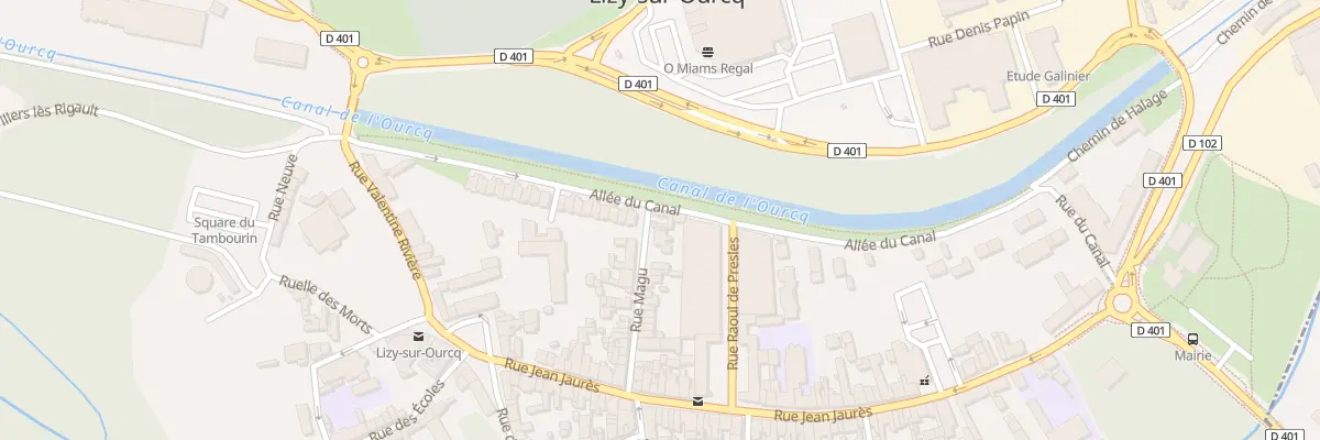 Plan du 28 Rue Magu à Lizy-sur-Ourcq