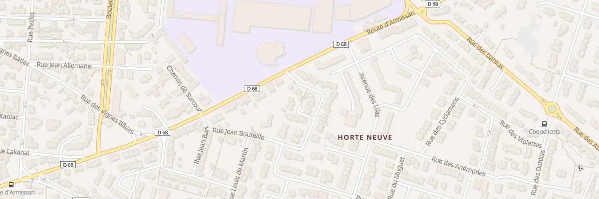 Plan du 1 Imp Jean Bouteille à Narbonne