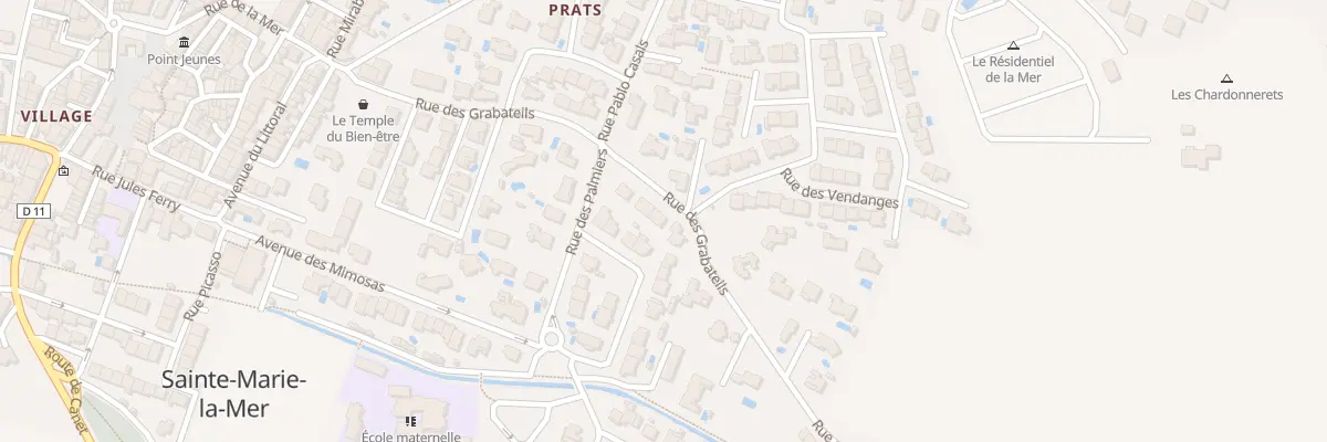 Plan du 22 Rue des Grabateils à Sainte-Marie-la-Mer