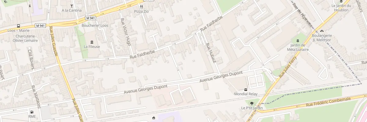 Plan du 289 Rue Faidherbe à Loos