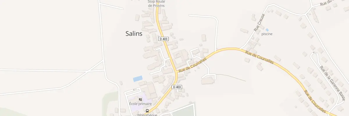 Plan du 4 Rue de Provins à Salins