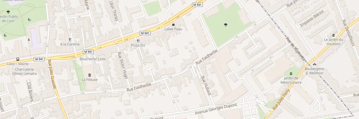 Plan du 258 Rue Faidherbe à Loos