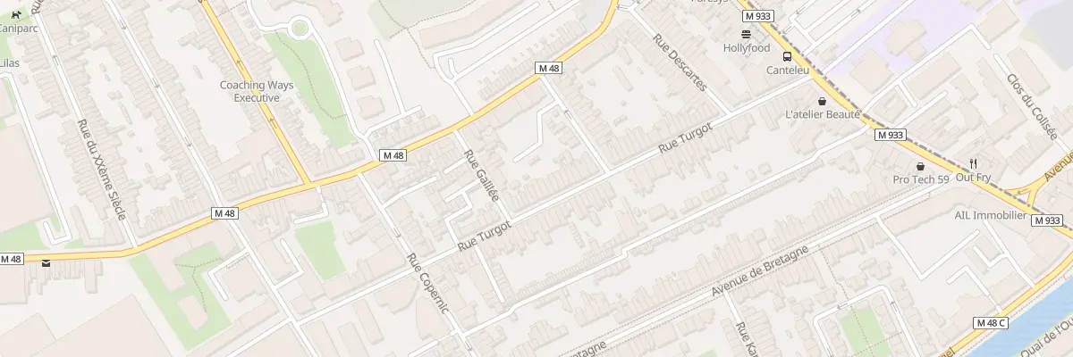 Plan du 66 Rue Turgot à Lille