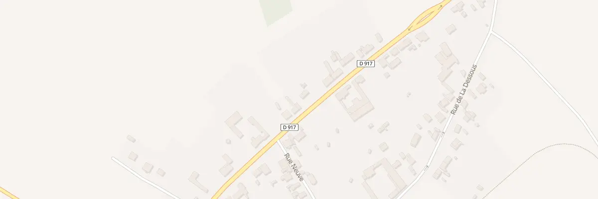 Plan du 52 Rte Nationale à Nurlu