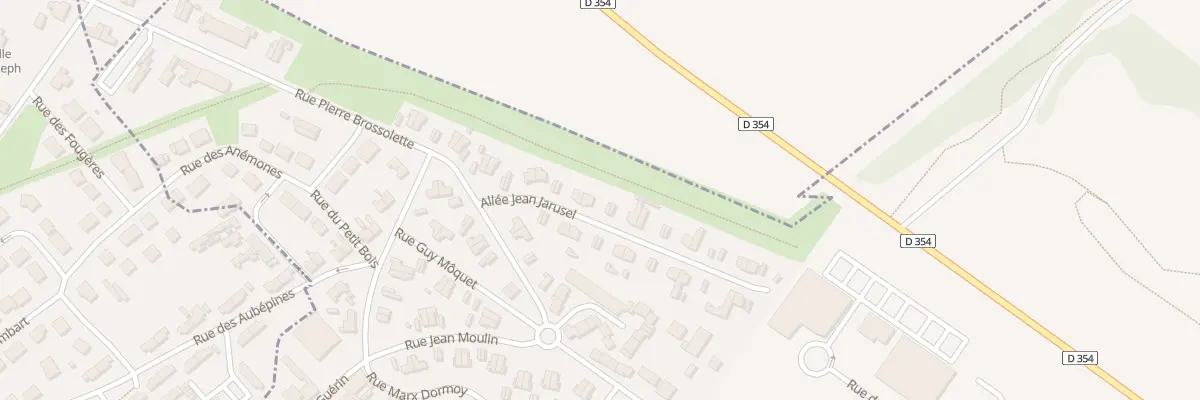 Plan du 323 All Jean Jarusel à Ostricourt