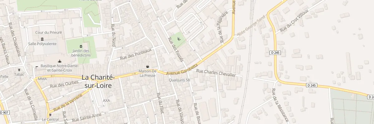 Plan du 7 Av Gambetta à La Charité-sur-Loire