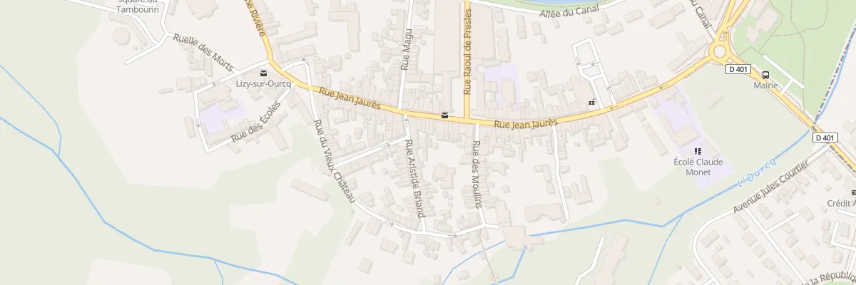 Plan du 34 Rue Jean Jaurès à Lizy-sur-Ourcq