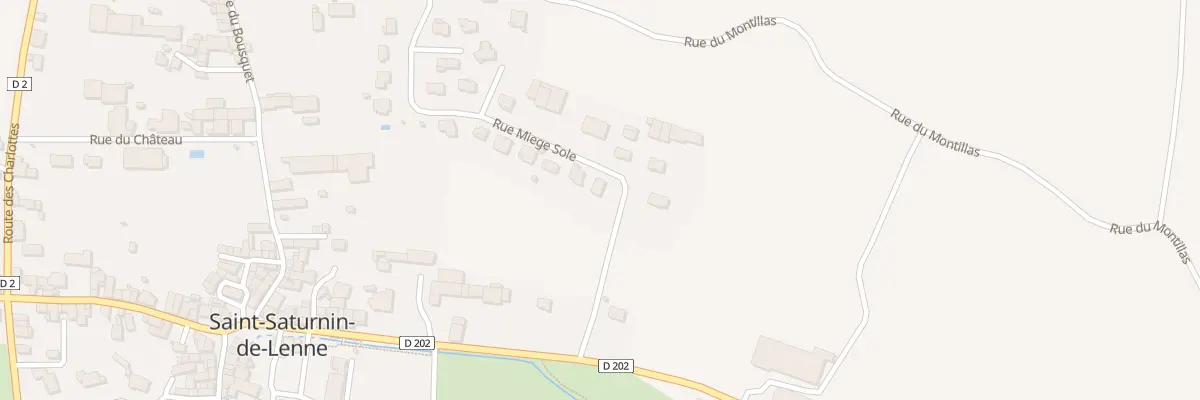 Plan du 5179C Miege Sole à Saint-Saturnin-de-Lenne