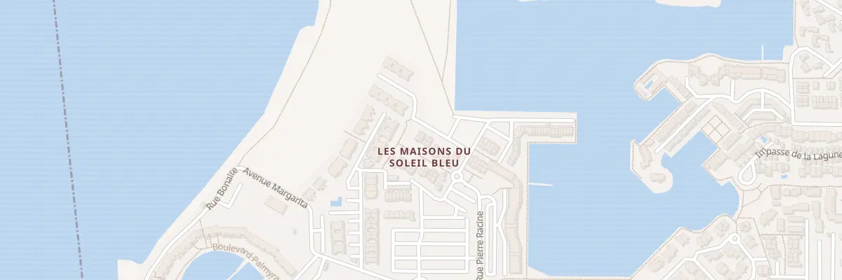 Plan du 1 Rue Pierre Racine au Barcarès