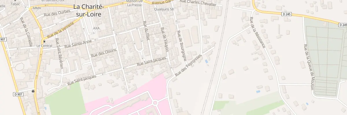 Plan du 37 Rue de la Vauyon à La Charité-sur-Loire