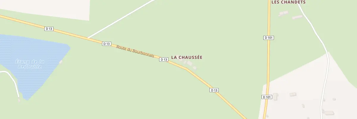 Plan du 4 La Chaussee à Château-sur-Allier