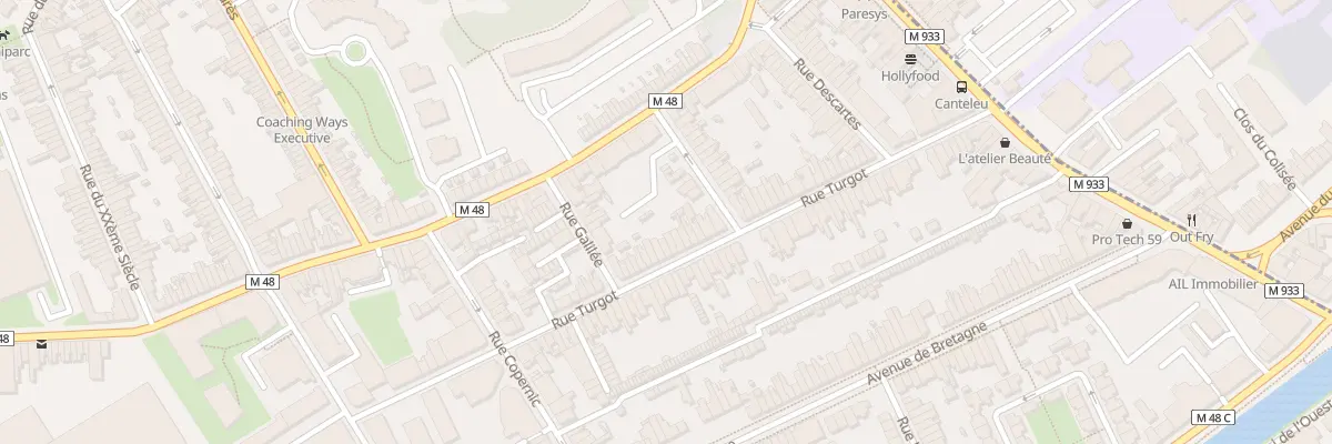 Plan du 60 Rue Turgot à Lille