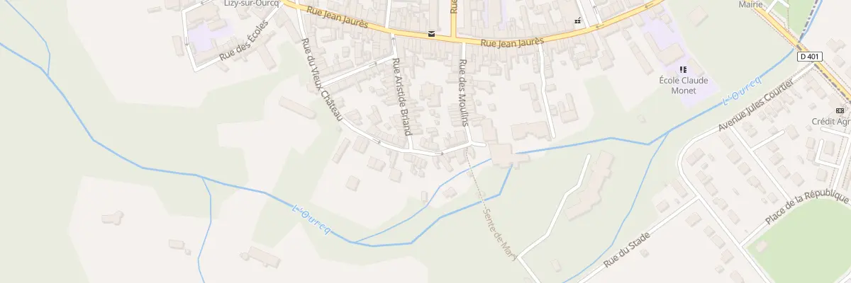 Plan du 3 Rue de l’Ourcq à Lizy-sur-Ourcq