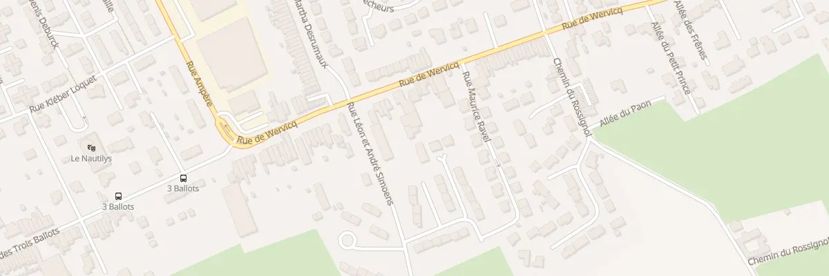 Plan du 108A Rue de Wervicq à Comines