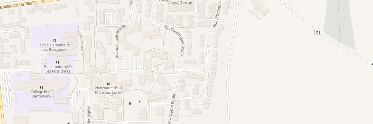Plan du 30 Rue Estienne d’Orves à Nangis
