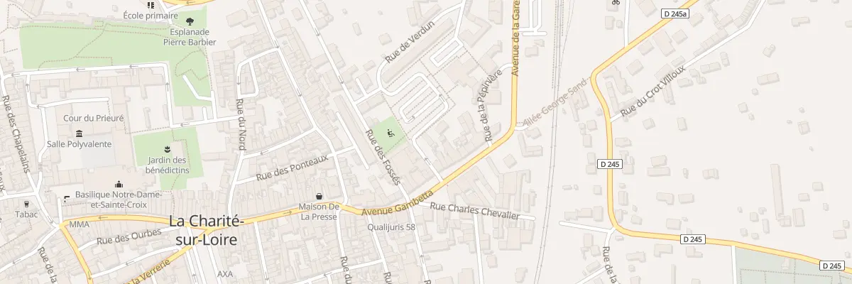 Plan du 2 Rue du Crocodile à La Charité-sur-Loire
