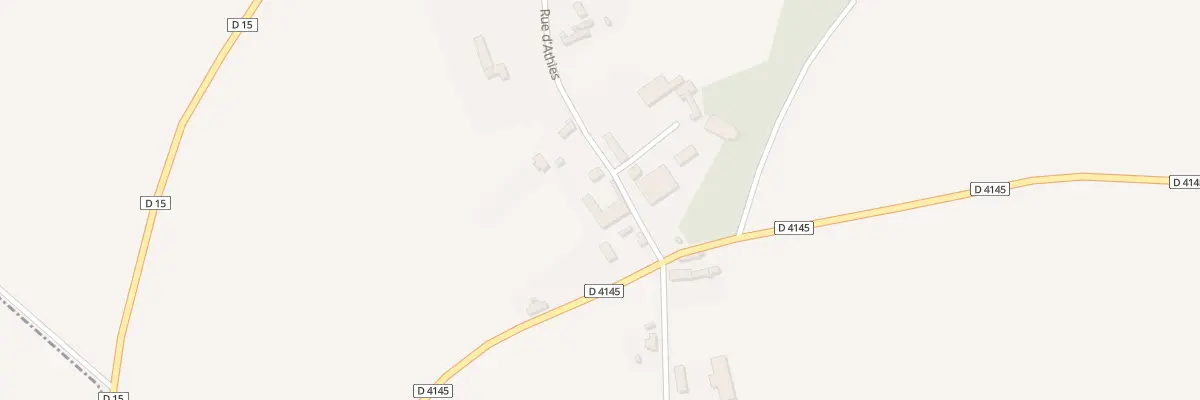 Plan du 3 Rue d’Athies à Quivières
