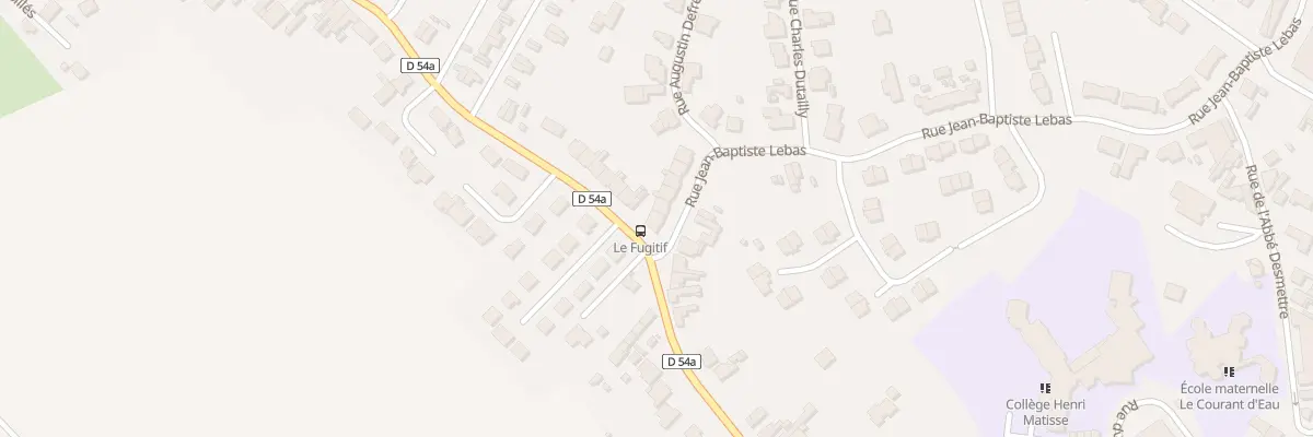 Plan du 43 Rue Jean Baptiste Lebas à Ostricourt