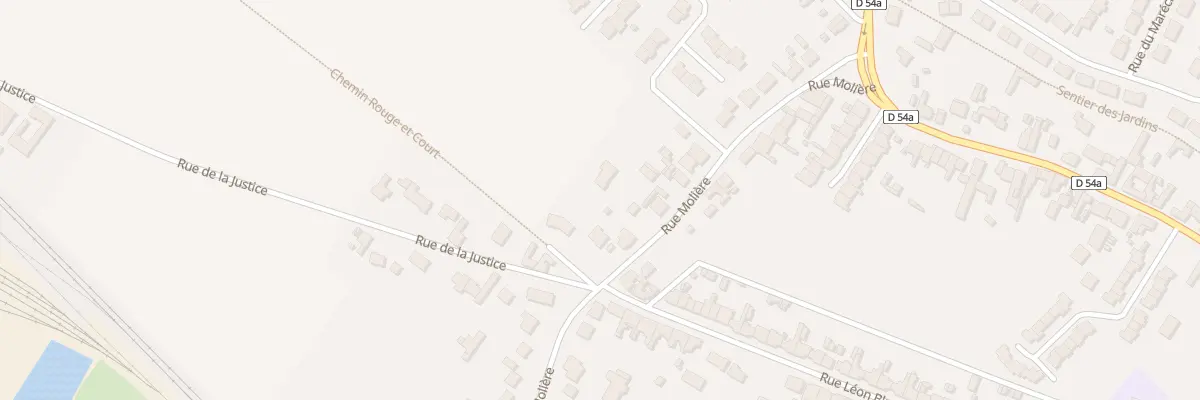 Plan du 252 Rue Molière à Ostricourt