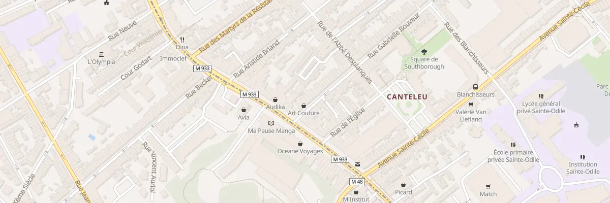 Plan du 5 Rue Gabrielle Bouveur à Lambersart