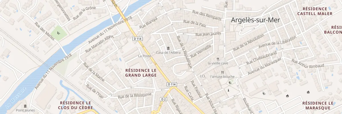 Plan du 16 Rue de l’Egalite à Argelès-sur-Mer