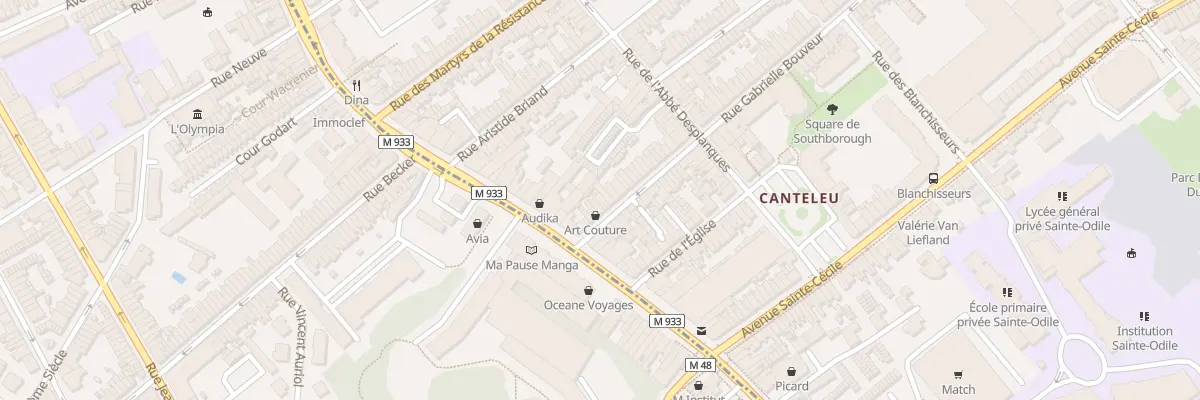 Plan du 7 Rue Gabrielle Bouveur à Lambersart