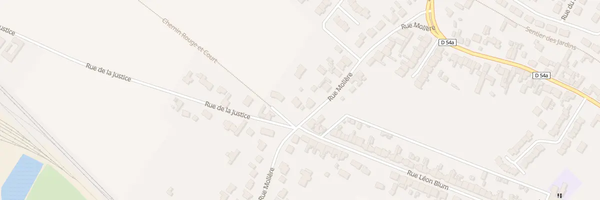 Plan du 236 Rue Molière à Ostricourt