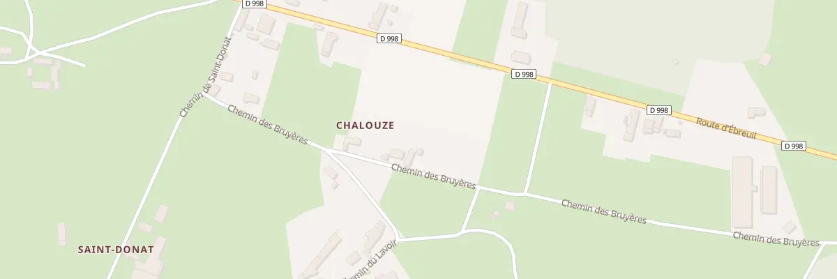 Plan du 10 Che des Bruyères à Lalizolle