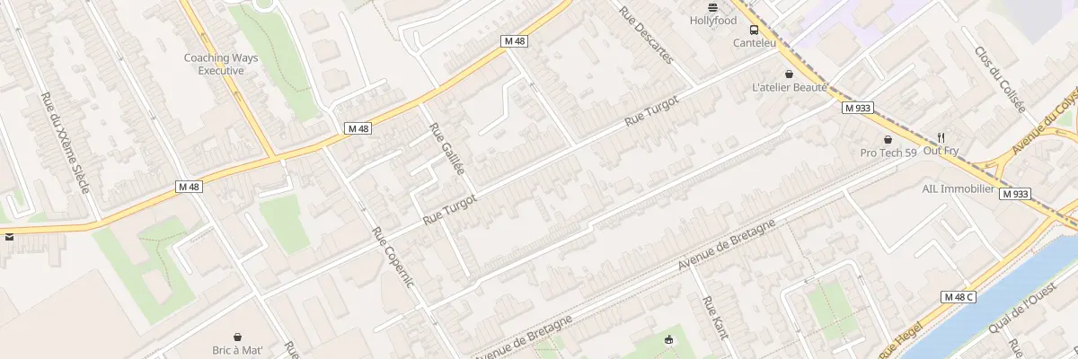 Plan du 69 Rue Turgot à Lille