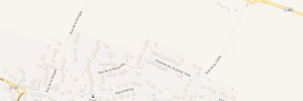 Plan du 16 Imp du 24 Juillet 1944 à La Brosse-Montceaux