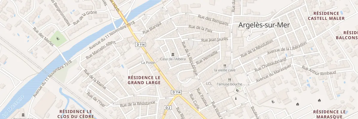 Plan du 7 Rue des Castillans à Argelès-sur-Mer