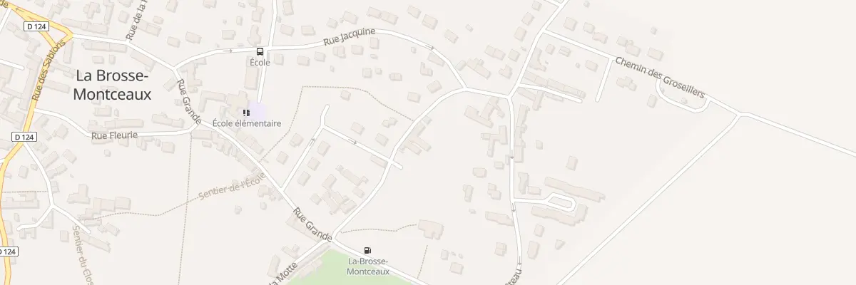 Plan du 12 Rue de la Vallée à La Brosse-Montceaux