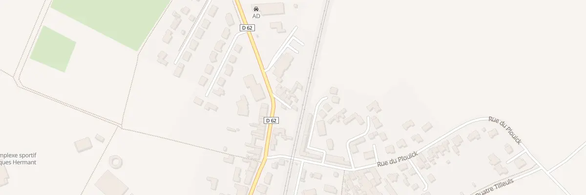 Plan du 74 Rue Jean-baptiste Lebas à Phalempin