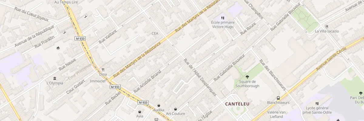 Plan du 51 Rue Abbe Desplanques à Lambersart